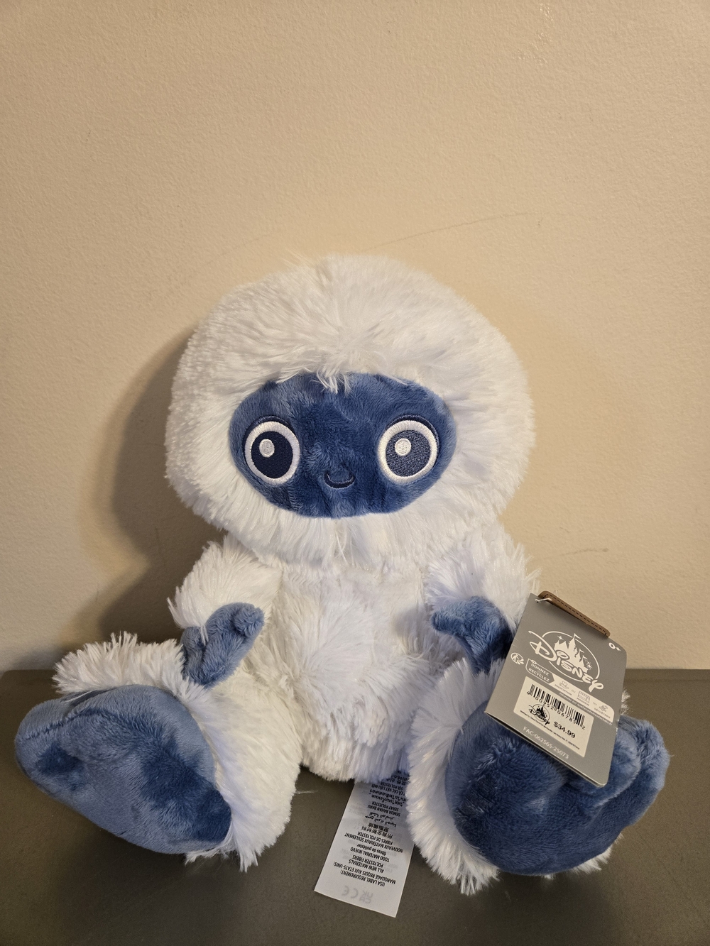 Disney Store Expedition Everest Big Feet Baby Yeti 11" Plush Toy